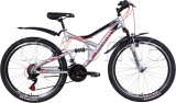 Фото Велосипед Discovery Canyon AM2 Vbr Silver/Black/Red 26" рама - 17.5" 2021 (OPS-DIS-26-348)