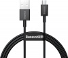 Фото товара Кабель USB -> micro-USB Baseus Superior Series 2A 1 м Black (CAMYS-01)