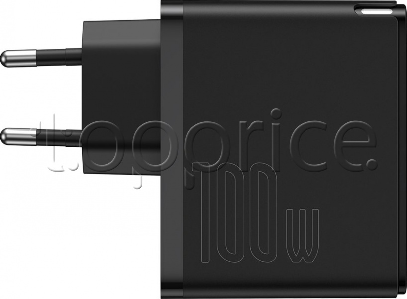 Фото Сетевое З/У Baseus GAN 2 Quick Charger 100W Black + кабель Type-C (TZCCGAN-L01)