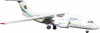 Фото товара Модель Kum Узкофюзеляжный пассажирский самолет Ан-148 "Аэросвит" (KUM-148-02)