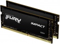 Фото Модуль памяти SO-DIMM Kingston Fury DDR4 32GB 2x16GB 3200MHz Impact (KF432S20IBK2/32)