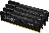 Фото Модуль памяти Kingston Fury DDR4 64GB 4x16GB 3600MHz Beast Black (KF436C18BBK4/64)