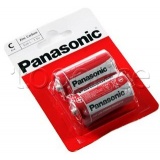 Фото Батарейки Panasonic Red Zinc R14REL/2BP C/LR14 BL 2 шт.