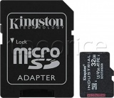 Фото Карта памяти micro SDHC 32GB Kingston UHS-I/U3 Industrial + adapter (SDCIT2/32GB)