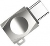 Фото товара Адаптер micro-USB -> Type C Hoco UA8 Silver (6957531070269)