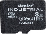 Фото Карта памяти micro SDHC 8GB Kingston U3 Industrial (SDCIT2/8GBSP)
