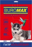 Фото Бумага Buromax Dark+Pastel 10colors, 80г/м, A4, 20л. (BM.27211120-99)