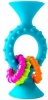 Фото товара Прорезыватель-погремушка Fat Brain Toys pipSquigz Loops Turquoise (F166ML)