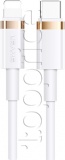 Фото Кабель USB Type C -> Lightning Usams US-SJ484 U63 20W PD 1.2 м White (SJ484USB02)
