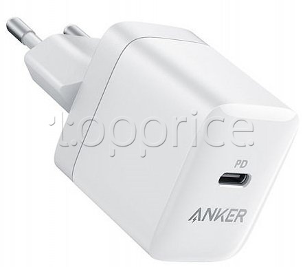 Фото Сетевое З/У Anker PowerPort III 20W USB-C White (A2631G21)