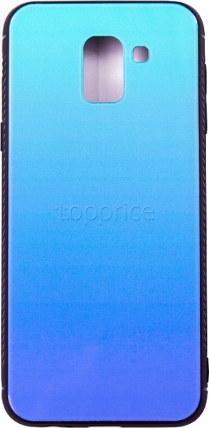 Фото Чехол для Samsung Galaxy J6 J600 Dengos Mirror Lighting Blue (DG-BC-FN-28)