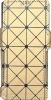 Фото товара Чехол для смартфона 6.8" SC 18:9 RHOMB with magnet Gold тех.пак (RL069704)