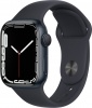 Фото товара Смарт-часы Apple Watch Series 7 41mm GPS Midnight Aluminium/Black Sport Band (MKMX3UL/A)