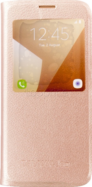 Фото Чехол для Samsung Galaxy J6 J600 Dengos Flipp-Book Call ID Gold (DG-SL-BK-196)