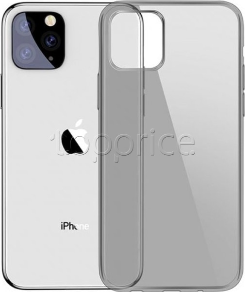 Фото Чехол для iPhone 11 Pro Max Baseus Simplicity Series Transparent Black (ARAPIPH65S-01)