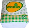 Фото товара Салфетки бумажные Ecolo 100 шт. Белые (4820202890263)