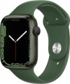 Фото Смарт-часы Apple Watch Series 7 45mm GPS Green Aluminum/Green Sport Band (MKN73)