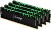 Фото товара Модуль памяти Kingston Fury DDR4 32GB 4x8GB 3200MHz Renegade RGB (KF432C16RBAK4/32)