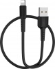 Фото товара Кабель USB -> Lightning Borofone BX16 Easy 1 м Black (BX16LB)