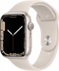 Фото товара Смарт-часы Apple Watch Series 7 45mm GPS Starlight Aluminum/Starlight Sport Band (MKN63)