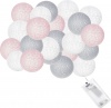 Фото товара Светодиодная гирлянда Springos Cotton Balls 4 м 20 LED Warm White (CL0048)