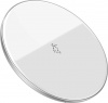 Фото товара Беспроводное З/У Baseus Simple Wireless Charger 15W White (WXJK-B02)