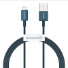 Фото товара Кабель USB -> Lightning Baseus Superior Fast Charging 2.4A 2 м Blue (CALYS-C03)