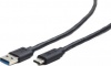 Фото товара Кабель USB3.2 Gen1 AM -> USB Type C Kingda 1.5 м Black (KDUSBC3002-1.5M)