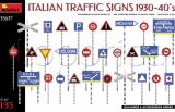 Фото Диорама Miniart Итальянские дорожные знаки 1930-40-х годов (MA35637)