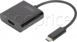 Фото Адаптер USB Type C -> HDMI UHD 4K M/F Digitus 0.15 м (DA-70852)