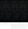 Фото товара Светодиодная гирлянда Delux Curtain C 320LED 3x3m белый/прозрачный IP20 (90017998)