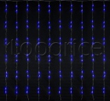 Фото Светодиодная гирлянда Delux Waterfall C 240LED 2x2m синий/прозрачный IP20 (90018002)