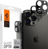 Фото товара Защитное стекло для камеры iPhone 13 Pro Max/13 Pro Spigen tR Optik, Black 2Pack (AGL03381)