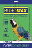 Фото Бумага Buromax Intensive Green, 80г/м, A4, 20л. (BM.2721320-04)