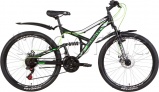 Фото Велосипед Discovery Canyon AM2 DD St Black/Green/White 26" рама - 19" 2021 (OPS-DIS-26-350)