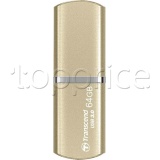 Фото USB флеш накопитель 64GB Transcend JetFlash 820 Gold (TS64GJF820G)