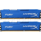 Фото Модуль памяти HyperX DDR3 16GB 2x8GB 1600MHz Fury Blue (HX316C10FK2/16)