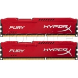 Фото Модуль памяти HyperX DDR3 16GB 2x8GB 1600MHz Fury Red (HX316C10FRK2/16)
