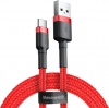 Фото товара Кабель USB2.0 AM -> USB Type C Baseus Cafule 3 м Red (CATKLF-U09)