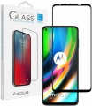 Фото Защитное стекло для Motorola Moto G9 Plus Acclab Full Glue Black (1283126509049)