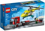 Фото Конструктор LEGO City Грузовик для спасательного вертолёта (60343)
