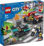 Фото Конструктор LEGO City Пожарная бригада и полицейская погоня (60319)