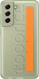 Фото Чехол для Samsung Galaxy S21 FE G990 Clear Strap Cover Olive Green (EF-XG990CMEGRU)
