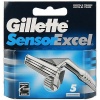 Фото товара Кассета для бритвы Gillette Sensor Excel 5 шт. (3014260244873)