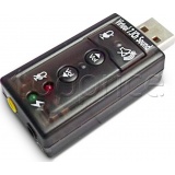 Фото Звуковая карта USB Dynamode C-Media 108 7.1CH 3D RTL Black (USB-SOUND7)