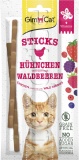Фото Витамины Gimpet Superfood Мясные палочки для кошек курица и лесные ягоды 3 шт. (G-420967/420578)