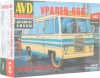 Фото товара Модель AVD Models Автобус Уралец-66Б (AVDM1362)