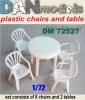 Фото товара Набор DAN models Пластиковые стулья и стол (DAN72527)