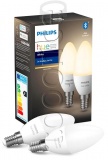 Фото Лампа Philips Hue White Bluetooth 5.5W 2700K E14 2Pack (929002039904)