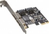 Фото товара Контроллер PCI-E Frime ASM1061 2xеSATA + 2xSATA III (ECF-PCIEto2.2SATAIII.LP)